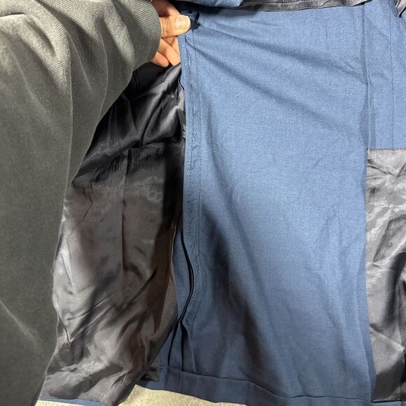 VTG Brooks Brothers Men 44 MLG Pocket Navy Blazer Ivy Style USA Gold Button Wool - Picture 12 of 16